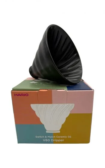 Hario V60 Switch & Match Ceramic Dripper - Size 02 (Matte Black)